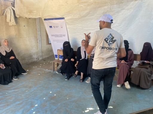 جمعية المرأة العاملة تنظم ورشة بعنوان“النساء كشريكات في صنع القرار” في دير البلح